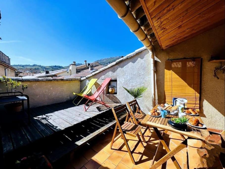 La Terrasse D'Olea, Au Coeur Du Village Buis-les-Baronnies Ngoại thất bức ảnh